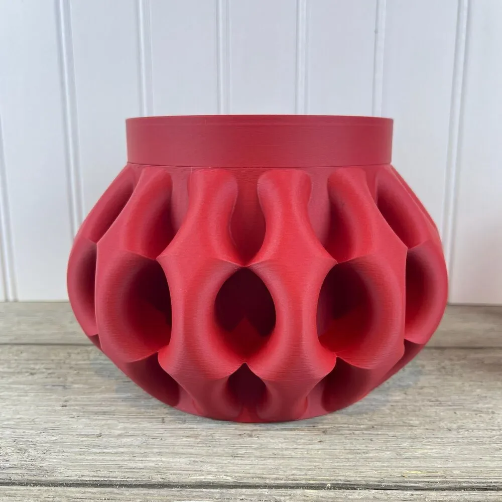 Modern Indoor Flower Pot w/ Drainage Tray, Xiomu Planter Pot